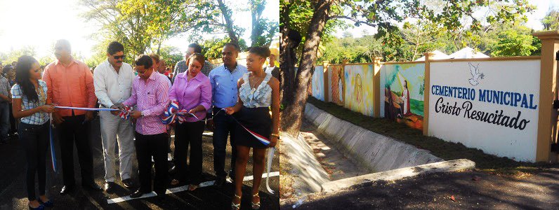 Ayuntamiento Municipal y Senaduría de Espaillat inaugura Cementerio Cristo Resucitado